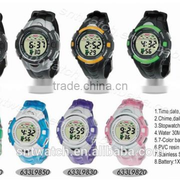 SNT-LR633L fashion digital watch LCD sport watch 2014