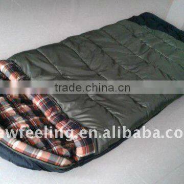 envelope flannel sleeping bag