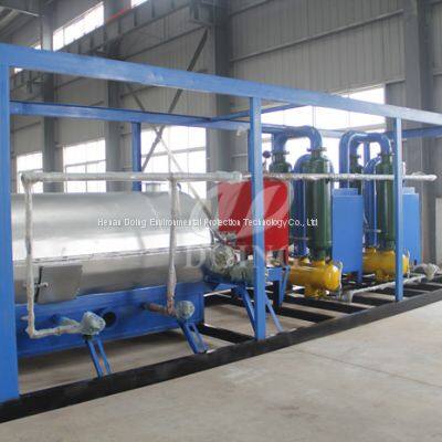 Low Cost Mini Small Skid-mounted Waste Tyre Plastic Pyrolysis Plant Waste Pyrolysis Machine photo-3