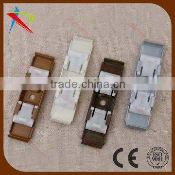 Double curtain mounting ceiling brackets