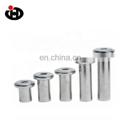 High Tensile JINGHONG Furniture Connector Insert Hex Barrel Sleeve Nut