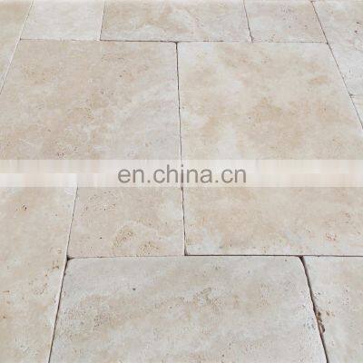 Premium Selection Extra Light Travertine Tumbled from Turkish Travertine Factory CEM-FPT-01