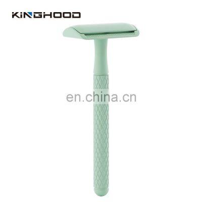 Professional Custom Stainless Steel Barber Straight Razor Shaving Blades Safety Rasoir Green Shavers Straight Shaving Razor photo-4