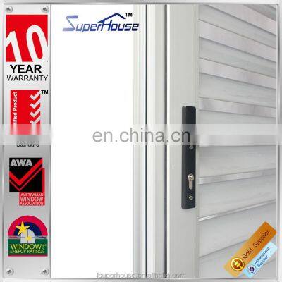 Superhouse Special Aluminium Exterior Aluminium Vented Loure Door With Chinese Best Workmanship