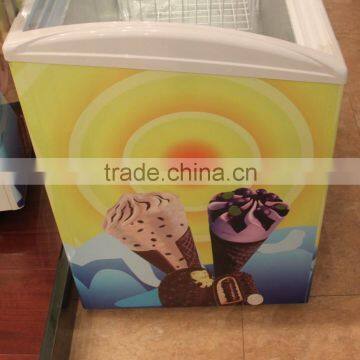 Ice Cream Display Freezer Deep Freezer Refrigerator With Light Box photo-4