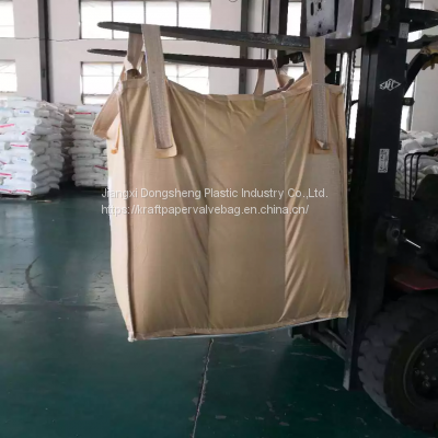 Jumbo Ton Aluminum Foil Liner Bulk Container Cement FIBC Bag photo-2