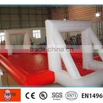 Giant inflatable soccer field for kids,kids inflatable football filed game