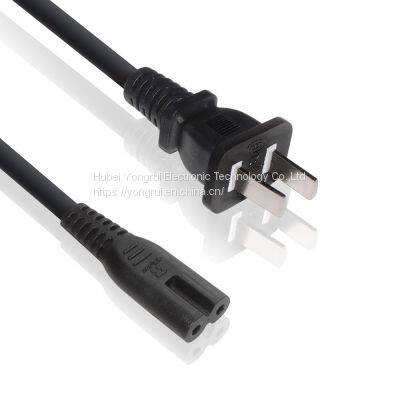 Factory Supply China CCC Certificated 2 Pin Copper Wire AC Electric Cable Power Cord photo-3