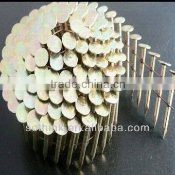 pallet wood nails /roofing coil nails