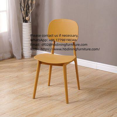 Plastic dining chair