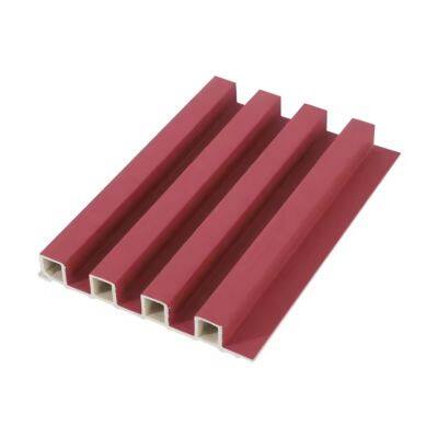 160*24 Vwall Panel for House Interior and Exterior Bamboo Fiber Wpc Wall Panel Pvc