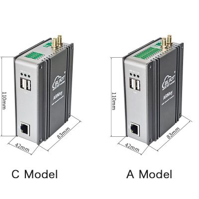 ARMxy ARM industrial edge computing gateway with Linux OS supports secondary development