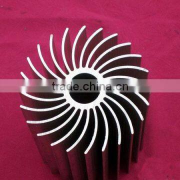 Aluminum round heat sink extrusion made in China