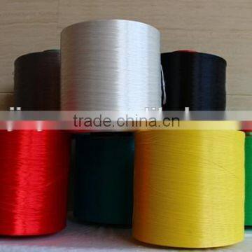 Eco-Friendly and colored High Tenacity Low Elongation industrial Polyester Yarn