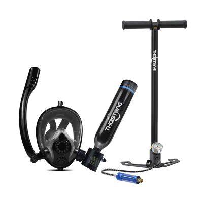 Lung Tank 0.5L Mini Scuba Tank Scuba Snorkel Mask High-Pressure Pump Diving Equipment Breathable Lung Tank Dive Air Oxygen photo-2