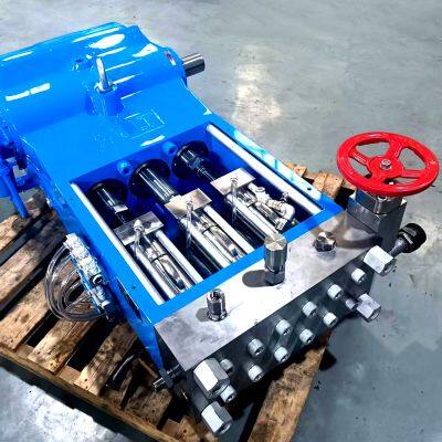 22500psi 1500bar triplex pump high pressure water jet cleaning pump plunger piston pumps hydro water jetting machine