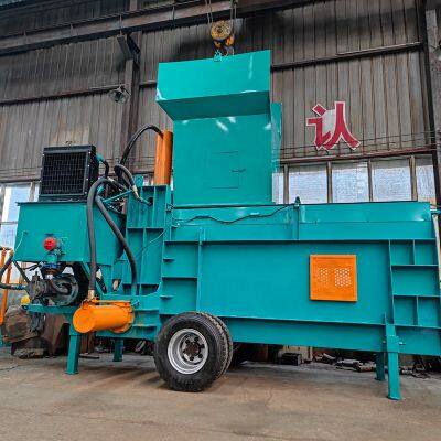 Conjunto de Prensadora Hidráulica de Palha de Milho Automática Verde e Amarela para Armazenamento e Compressão para Fazenda de Feno, Serragem, Casca de Alho e Serragem com Novo Motor photo-3