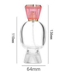 Pink Plastic Cap for Perfume Bottle