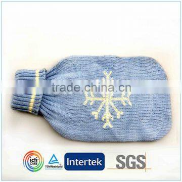 Hot water bottle with cover