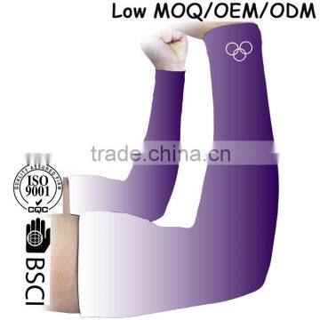 Custom sport arm compression sleeve/ high quality compression arm sleeve