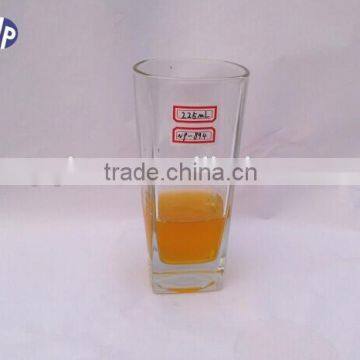 Fashion Designed Unbreakable Squared Shaped Clear Glass Drinking Cups photo-2