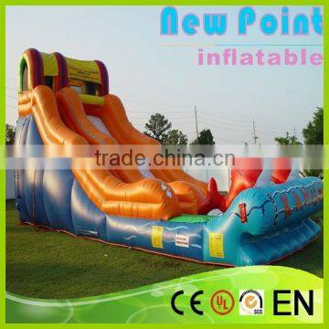 New Point inflatable water slides for summer,newest giant high inflatable water slide,inflatable water slides