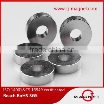 Ring shaped D42x18x10mm N52 magnet with ISO9001 can be used in speaker