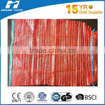 PE tape filament raschel mesh bag for fruit and vegetable