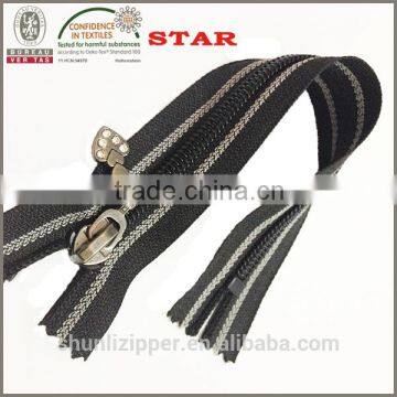 nylon zipper used for shirts for men