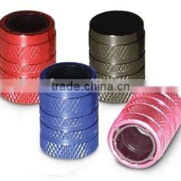 Aluminum Tire Wheel Rims Stem Air Valve Barrel Caps