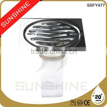 SSFY477 Bathroom and toilet square stainless steel linear floor drain