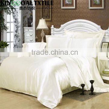 19mm solid color Luxury 100% Pure Silk Quilt/Duvet Cover ivory