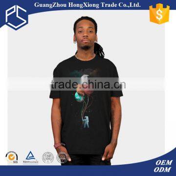 OEM black low price digital printing pima cotton t shirt wholesale