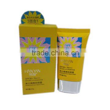 whitening sun block cream