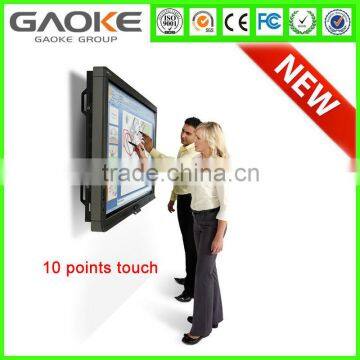 Popular size 65" full hd 1080p interactive touch screen monitor classroom for educational equipment