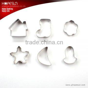 Best sell multifunction cookie tool 6pcs metal christmas cookie cutters set                        
                                                                                Supplier's Choice