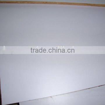 White HPL fireproof plywood and melamine plywood