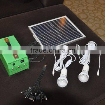-Mini DC Solar System With 10w Solar Panel to Lighting and Charging Phones for Remote Area photo-4