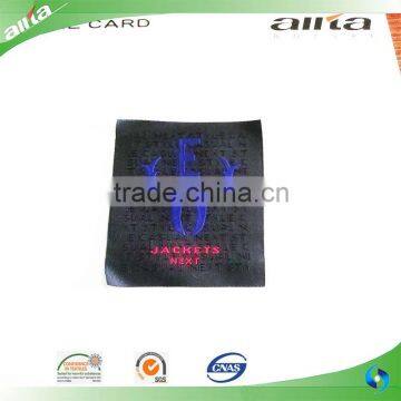 Poly cotton label fabric clothing label fabric woven label for clothing