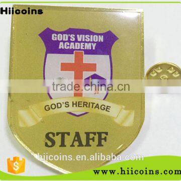 Factory direct selling football pin badge wholesa badges and custom pin badge