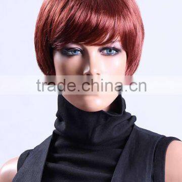 Ladies Short Wig Blonde Black Brown Wig Bob Curly Boycut Wedge Style Wigs W371