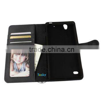 Cover Case For Sony Xperia C4 Cover , Wallet Case Cover , PU Foldable Leather Stand Case , Flip Cover Skin photo-2