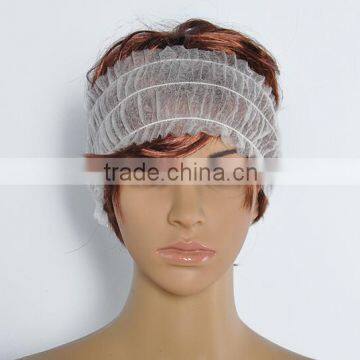 Disposable non wovne hair band for spa and beauty