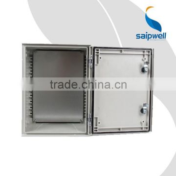 SAIP/SAIPWELL China Wholesale Electrical Waterproof Enclosure SMC Fiberglass Box with Steel Mounting Plate