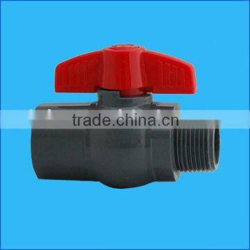 PVC male female ball valve