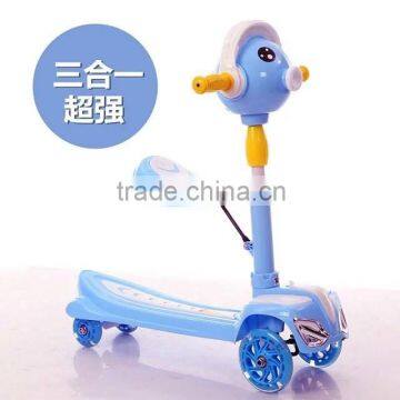 baby scooter large skate scooter four wheel kick scooter /aluminum folding scooter/foot pedal kick scooter