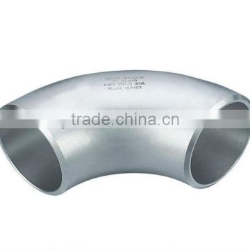 ANSI/ASME B16.9 304/316 Butt Welding Stainless Steel LR 90 Deg Elbow