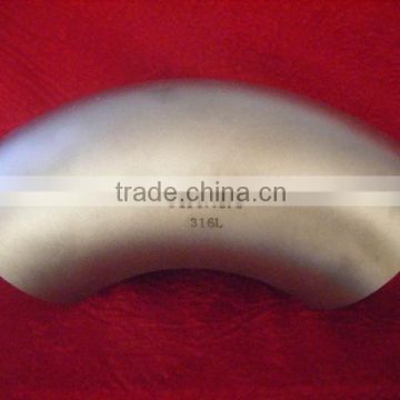 ANSI/ASME B16.9 304/316 Butt Welding Stainless Steel LR 90 Deg Elbow