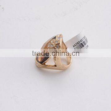 Ruby Flower Mood Ring Crystal Engagement Ring photo-2