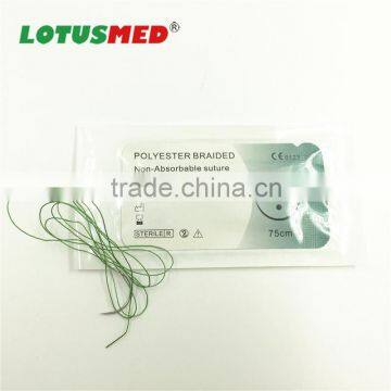 High Quality Polyester Braided Surgical Suture With CE/ISO Certification